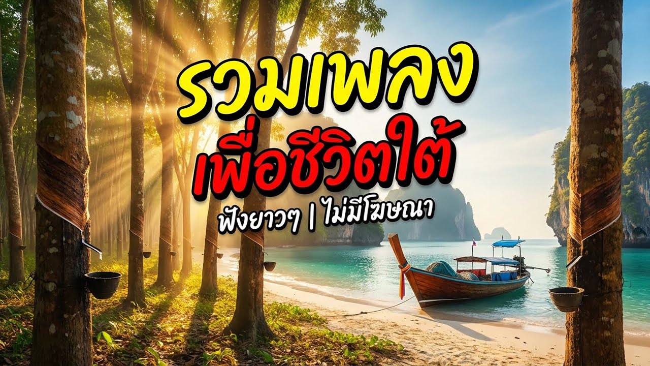 รวมเพลงเพื่อชีวิตมาแรง  -  ฟังเพลินยาวๆ【LONGPLAY】ไม่มีโฆษณาคั่นบ่อย