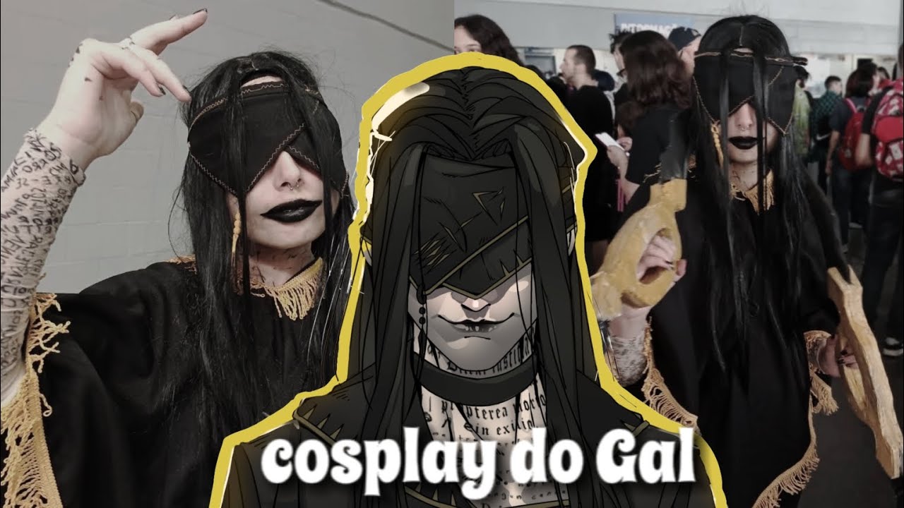 Tutorial do meu cosplay do Gal de ordem paranormal! (com as lâminas)