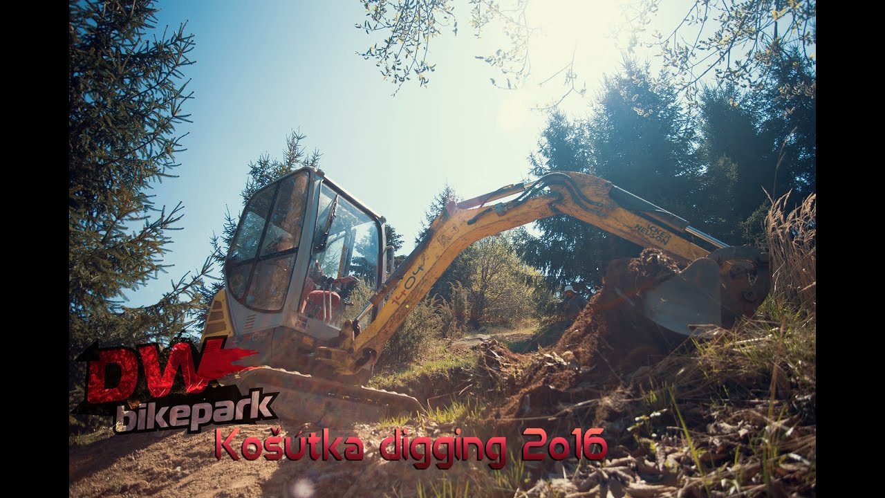 DW-Bikepark Košútka digging 2016