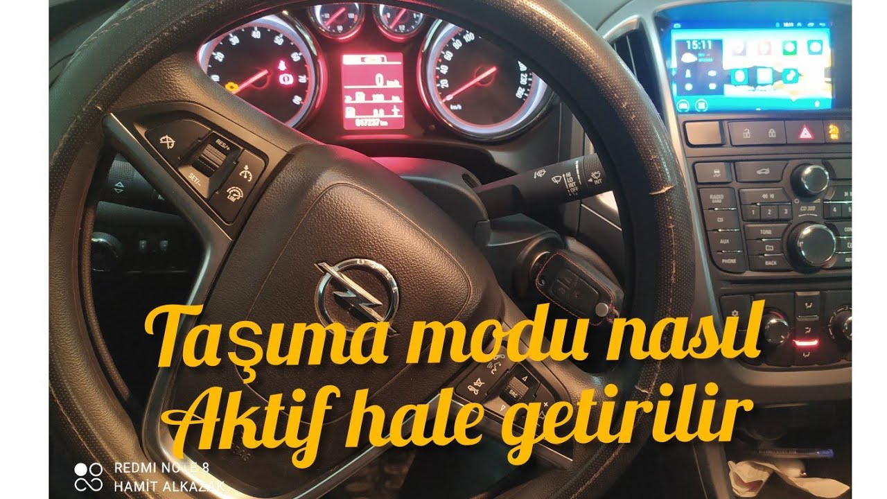 ASTRA J'nin TAŞIMA MODU NE İŞE YARAR!!! NASIL AKTİF EDERİM? NASIL İPTAL EDERİM? İZLİYELİM.