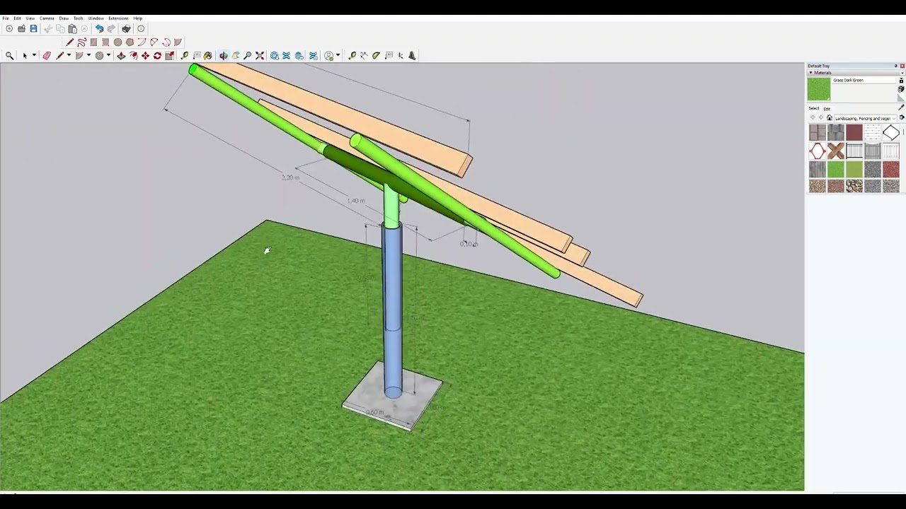 Cadru rotativ panouri fotovoltaice