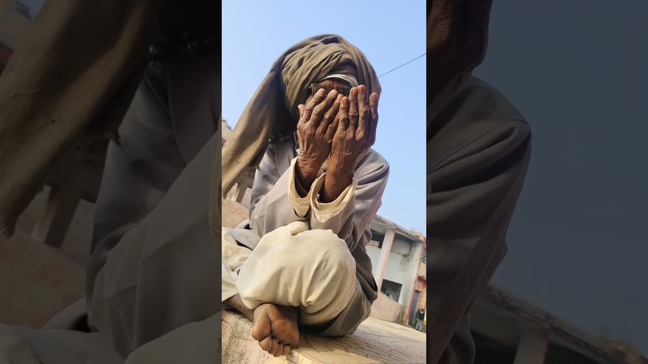 Old Angry man Meza Tehsil Prayagraj 