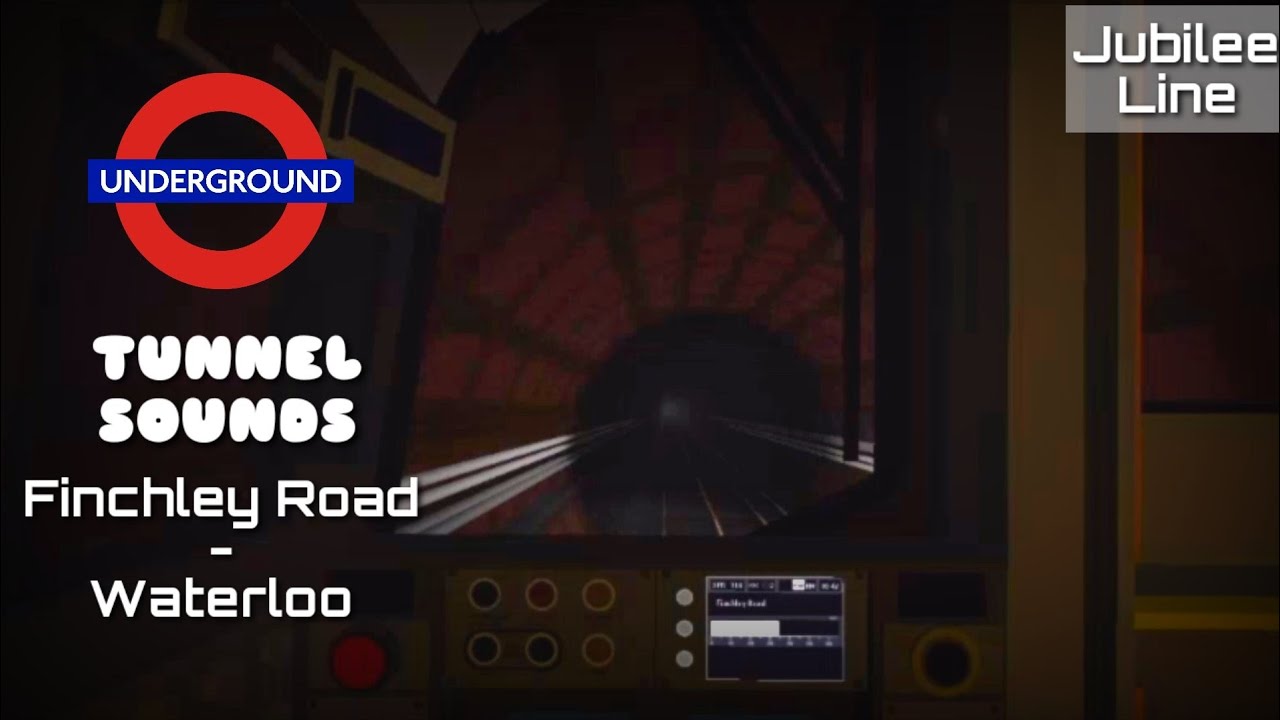 [TUNNEL SOUNDS] Finchley Road - Waterloo | London Underground | ROBLOX