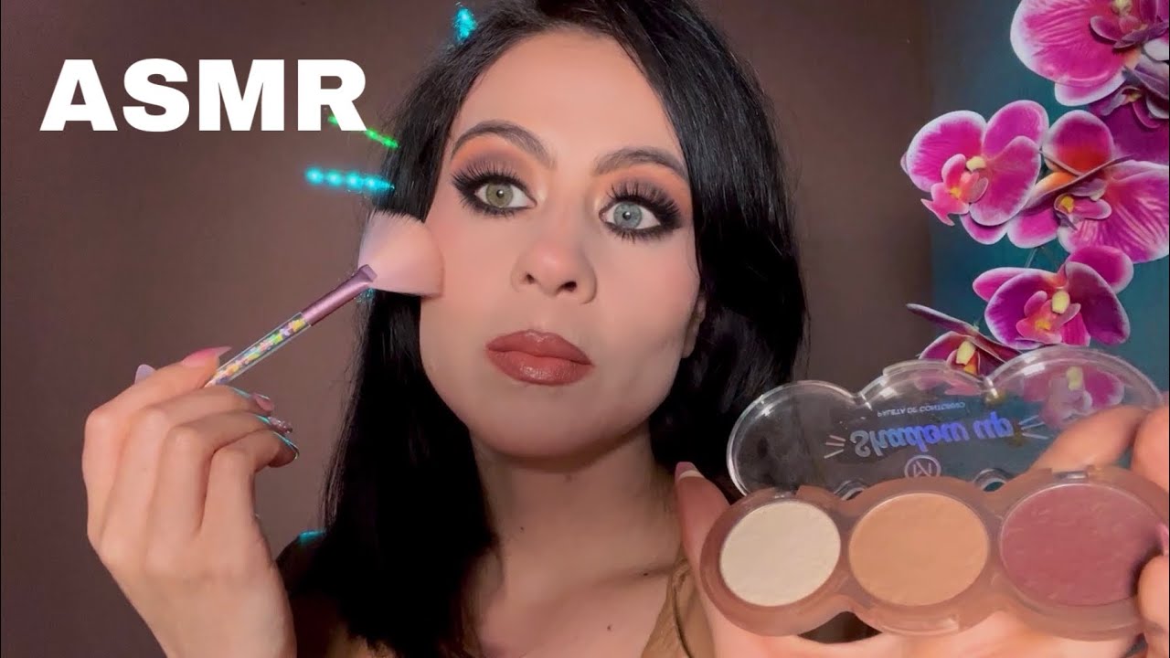 Asmr Te Maquillo y Me Maquillo / Asmr tutorial de Maquillaje