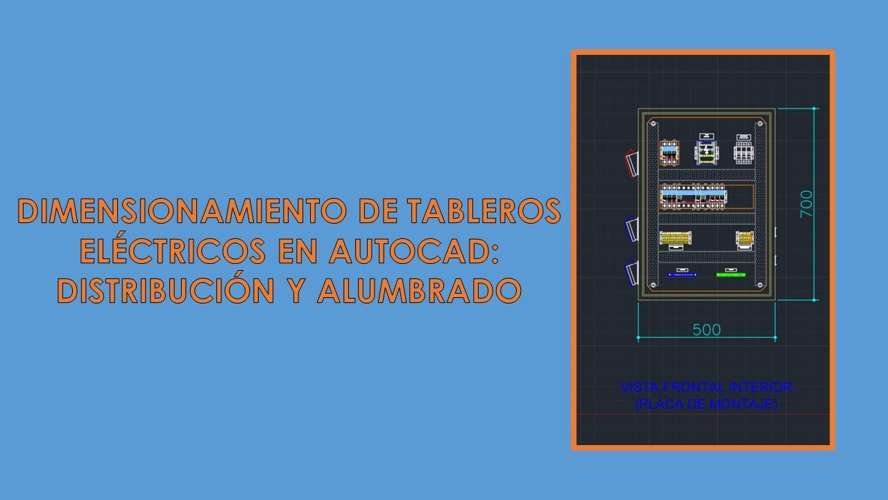 DIMENSIONAMIENTO DE TABLEROS ELÉCTRICOS DISTRIBUCIÓN Y ALUMBRADO