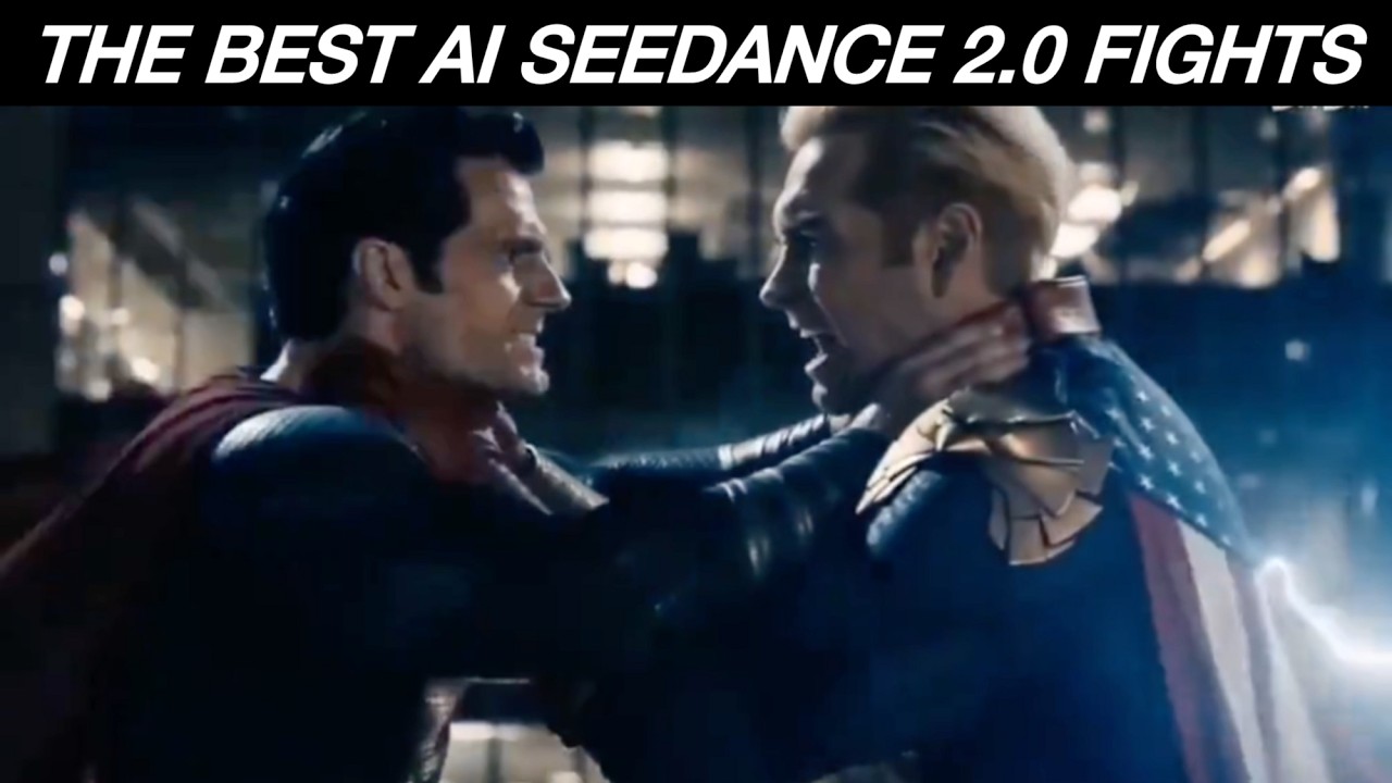 The Best AI Fights (Seedance 2.0 Compilation) Homelander, Superman, Spider-Man Tobey, Trump and more