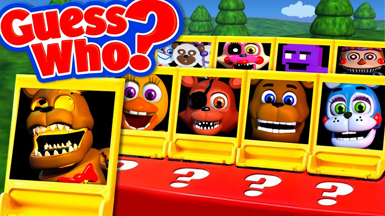 FNAF World Guess Who Is Harder Than You Think