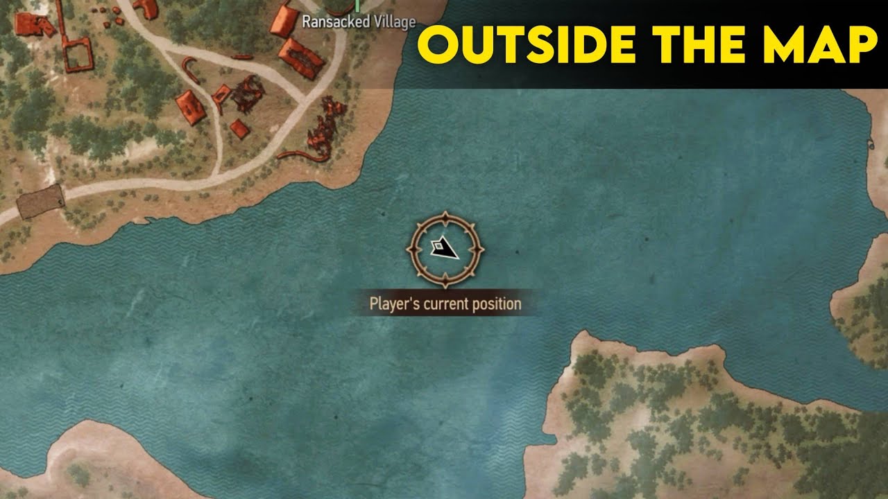 Every Player Missed This Secret Chest Hidden Outside the Map - Witcher 3