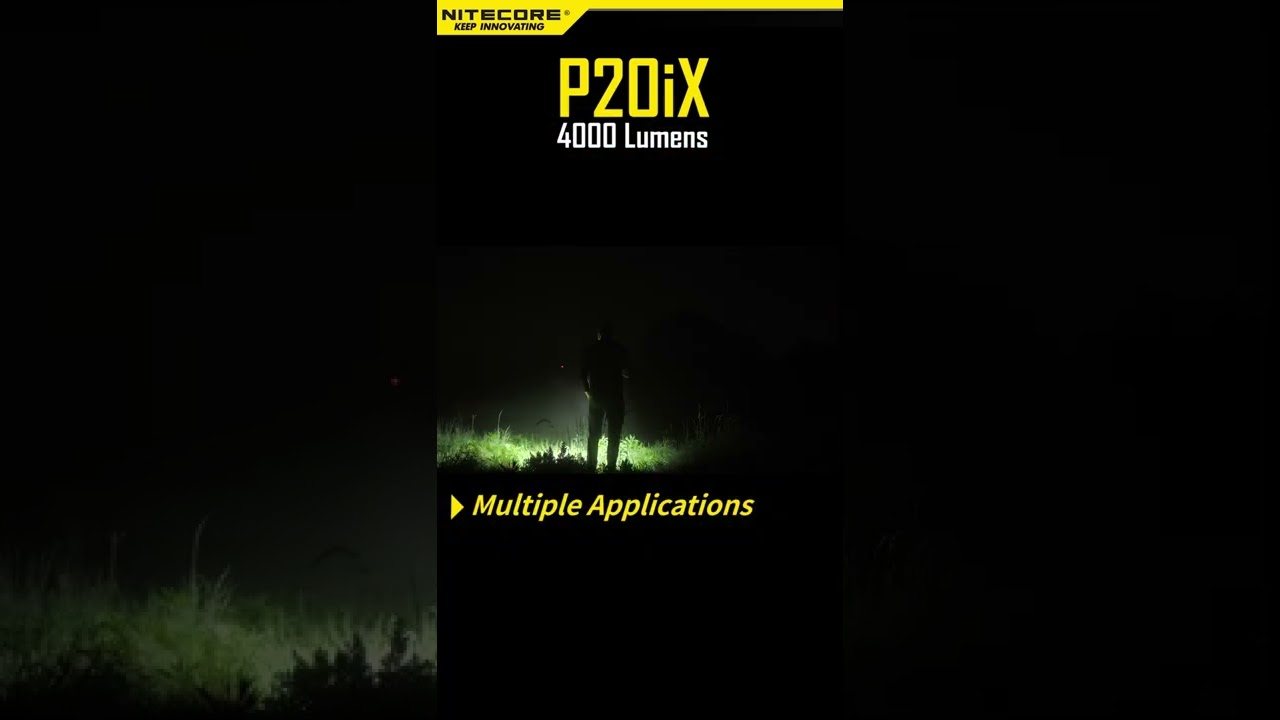 NITECORE P20iX Tactical Flashlight - Modular Expansion