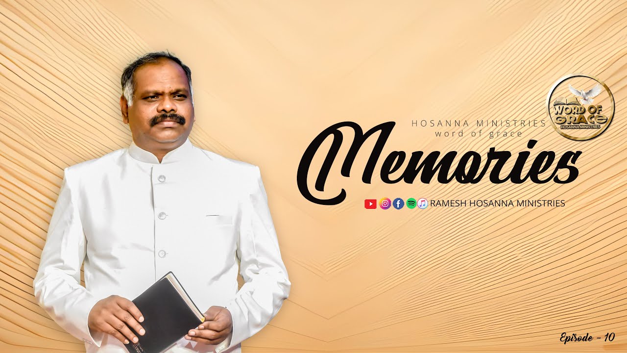 Hosanna Ministtries WORD OF GRACE | Episode -10| 21st January  2026| Ps.Ramesh Garu