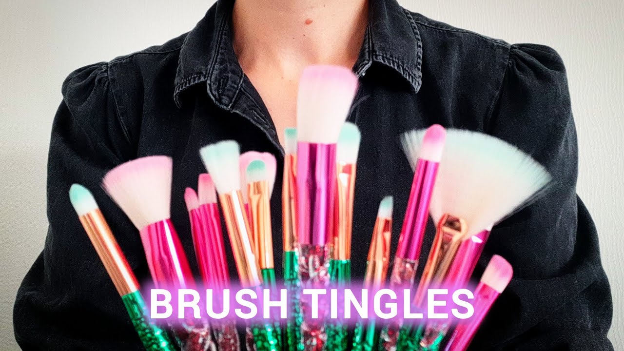 Relaxing ASMR 💕  Brushing Your Face with Soft Brushes | Gentle Tickling Tingles for Sleep 😴💤