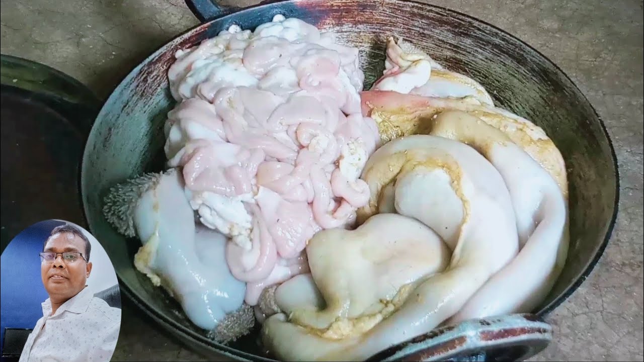 बकरे की पचौनी साफ करने का तरीका। Bakra pachauni।gote intestine cleaning skill/pachoni recipe#pachoni