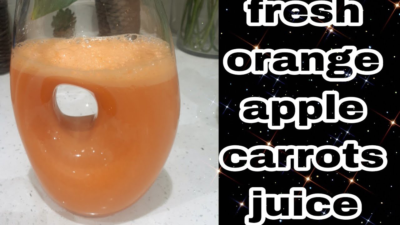 FRESH ORANGE APPLE CARROTS JUICE #subscribe #support #freshjuice