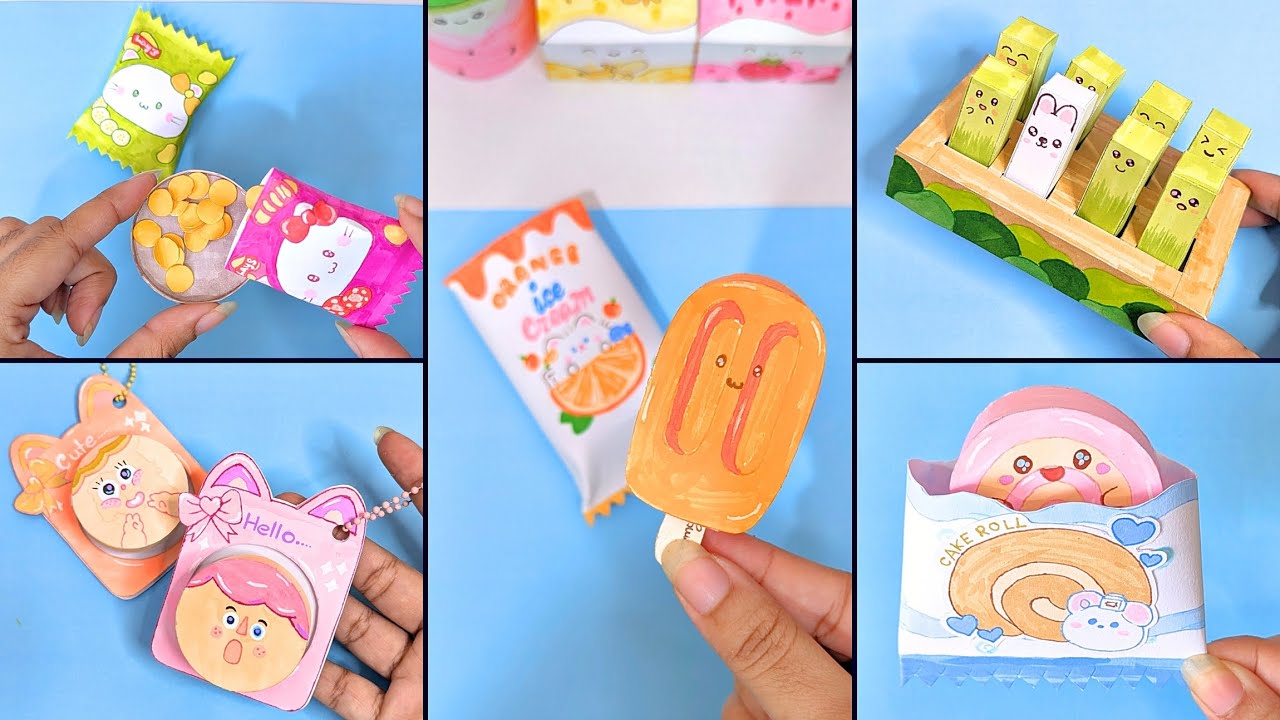 Cute Craft with Origami Paper | ASMR | Miniature Craft | ART | Easy Craft Ideas | DIY | Satisfying
