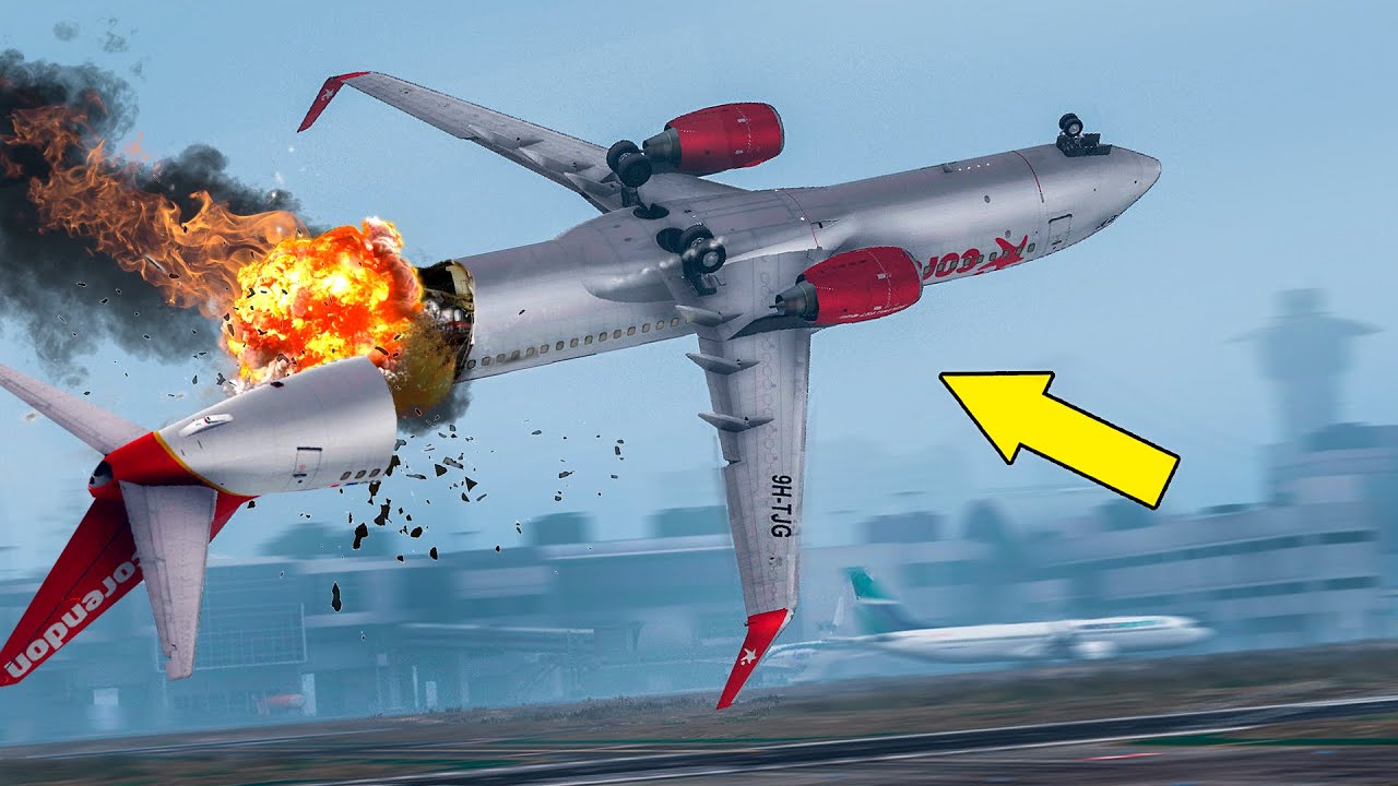 Two Pilots Boeing 737 Crashed A Plane after Strong Storm Crosswinds