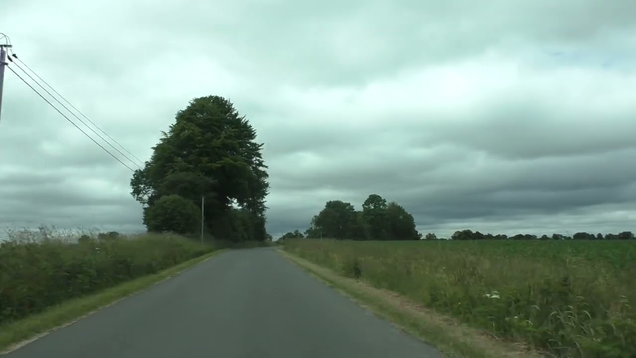 Driving On The D87 From 22110 Kergrist Moëlou To Kermabjean 22110 Glomel, France 30th June 2024