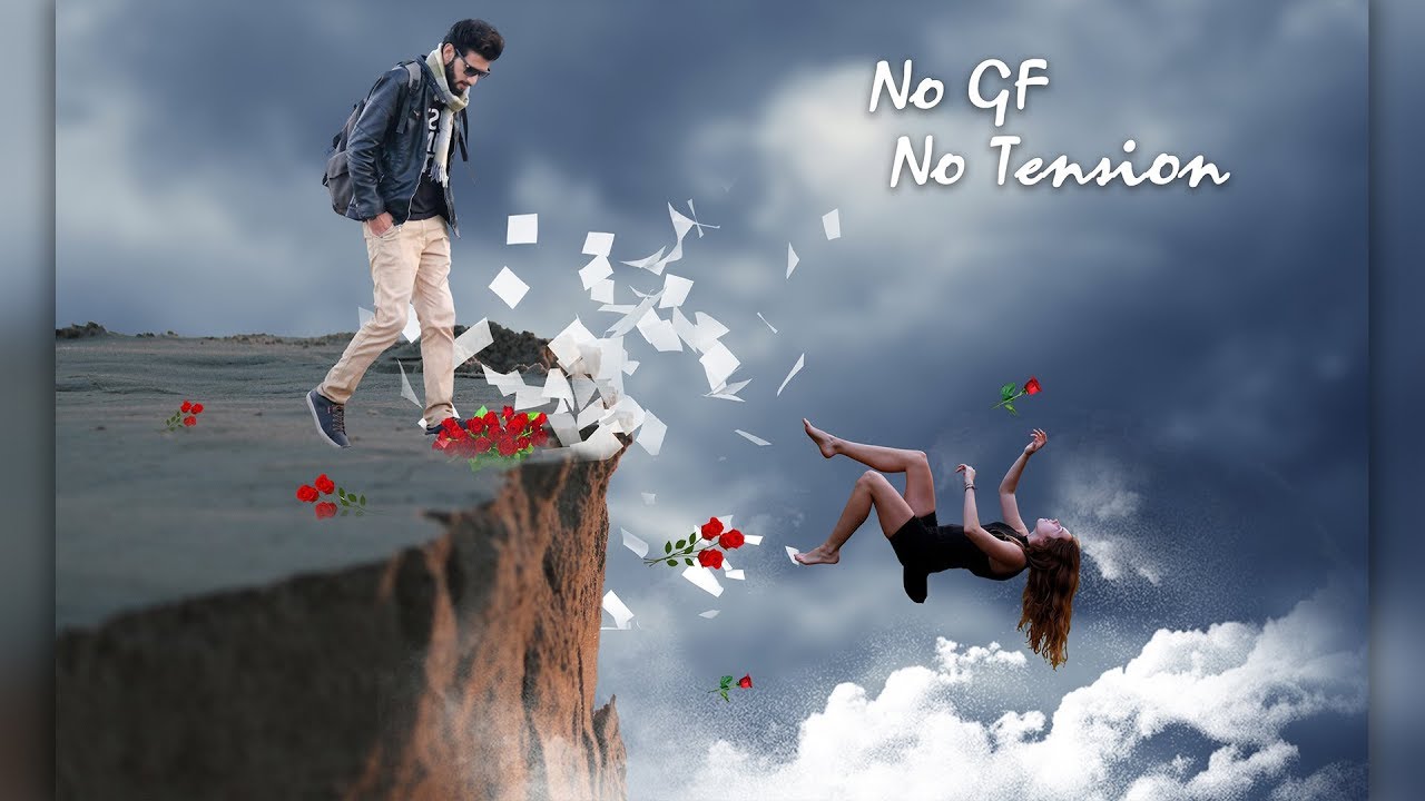 No GF No Tension || Freedom || Photoshop Editing Tutorial by Shehab Editz