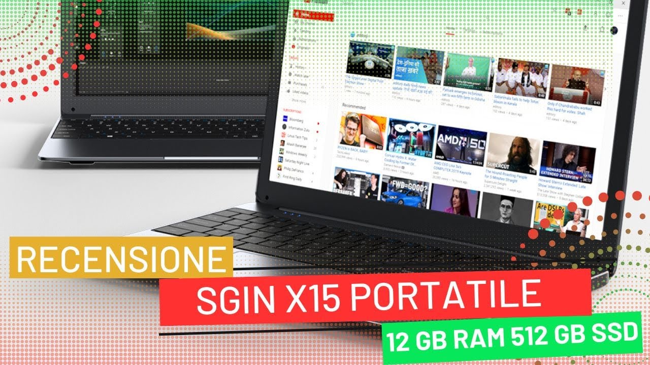 SGIN X15 Portatile Recensione | Celeron N5095 12 GB RAM 512 GB SSD