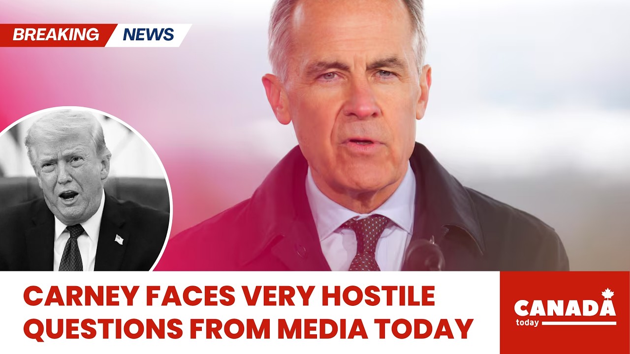 Карни сегодня прервал вопросы журналистов в поддержку Трампа.