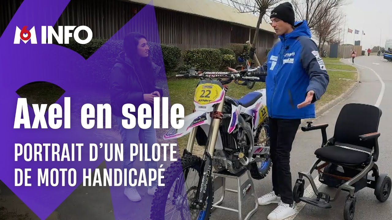 Le défi fou d'Axel Allétru, paraplégique et pilote de moto