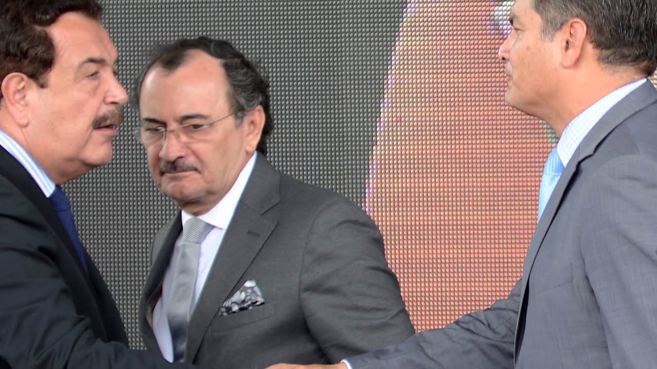 Nebot y Correa en reinauguración de edificio de la contraloría en Guayaquil