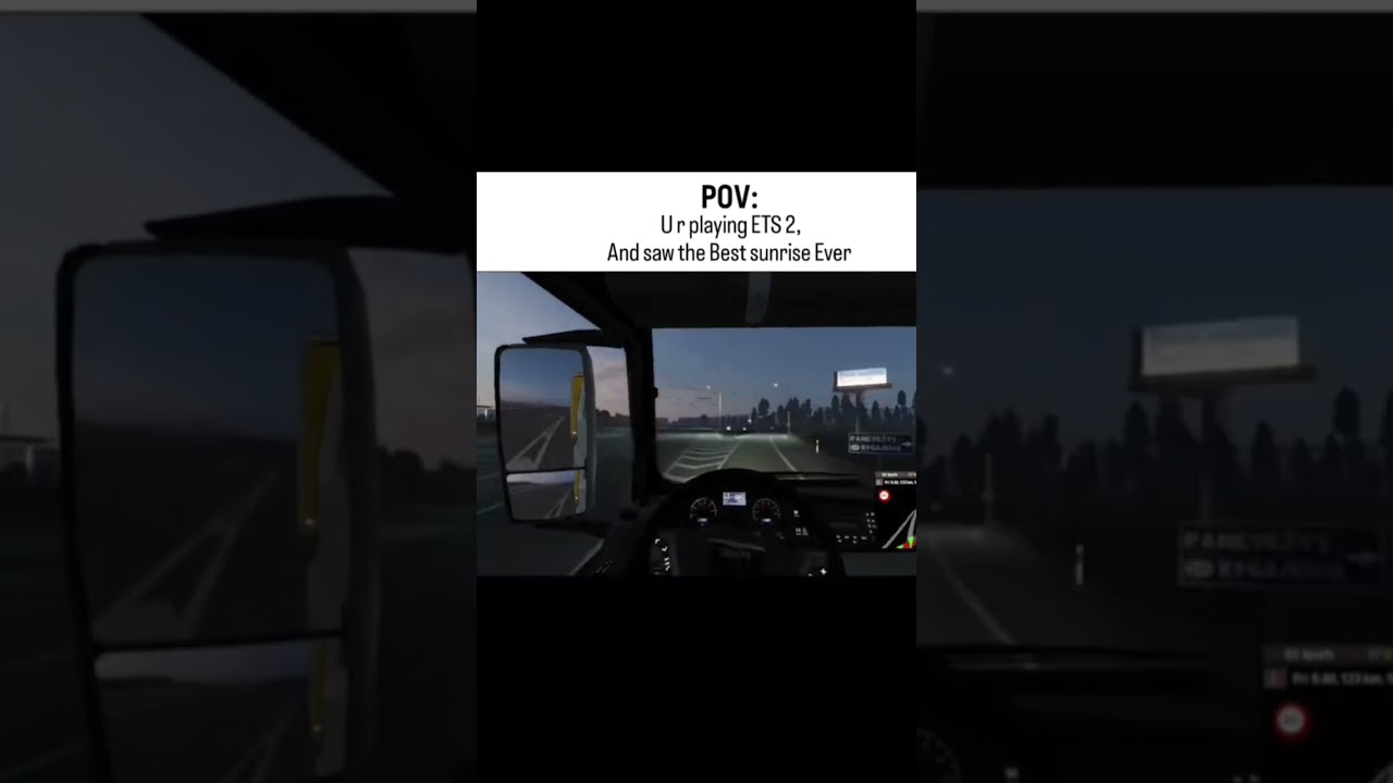 Sunrise in ETS 2❤️❤️‍🩹