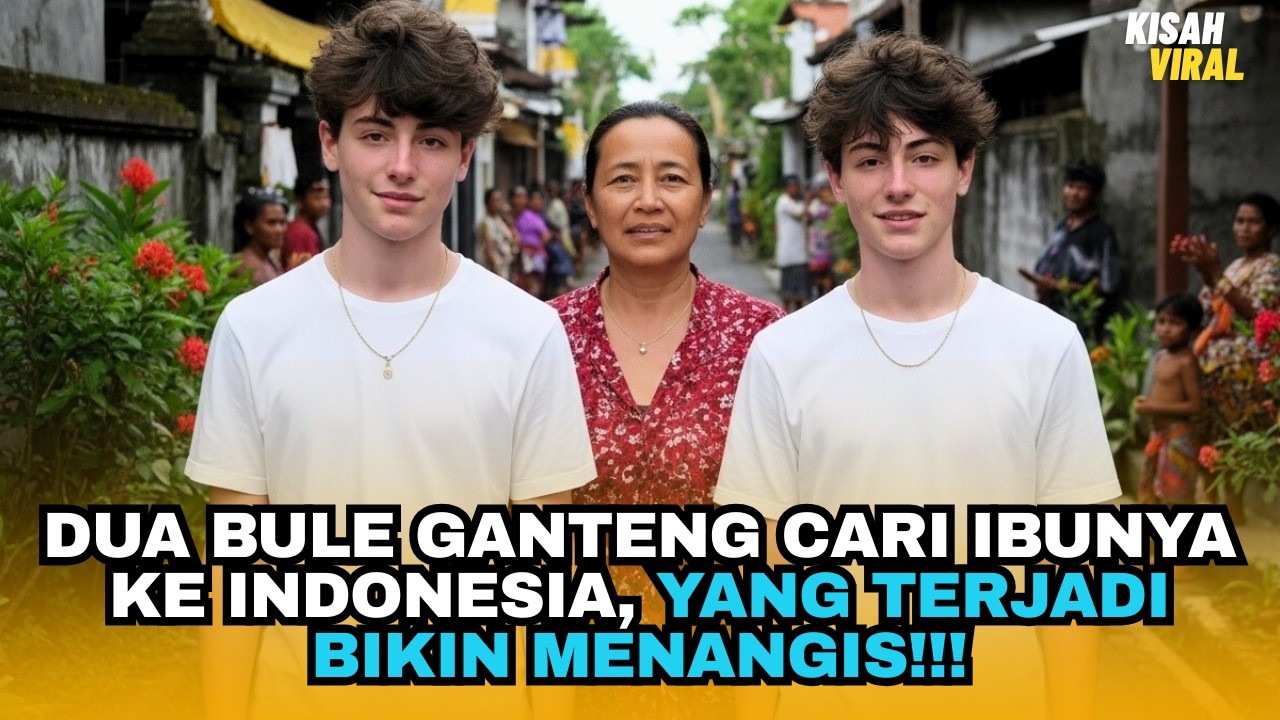 VIRAL!!! DUA BULE GANTENG CARI IBUNYA KE INDONESIA, YANG TERJADI BIKIN MENANGIS!!!