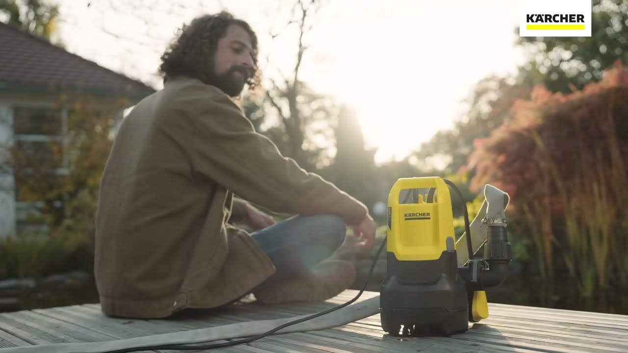 Kärcher - Elettropompa di svuotamento Acque sporche, pompa anti-allagamento, Pompa acque reflue