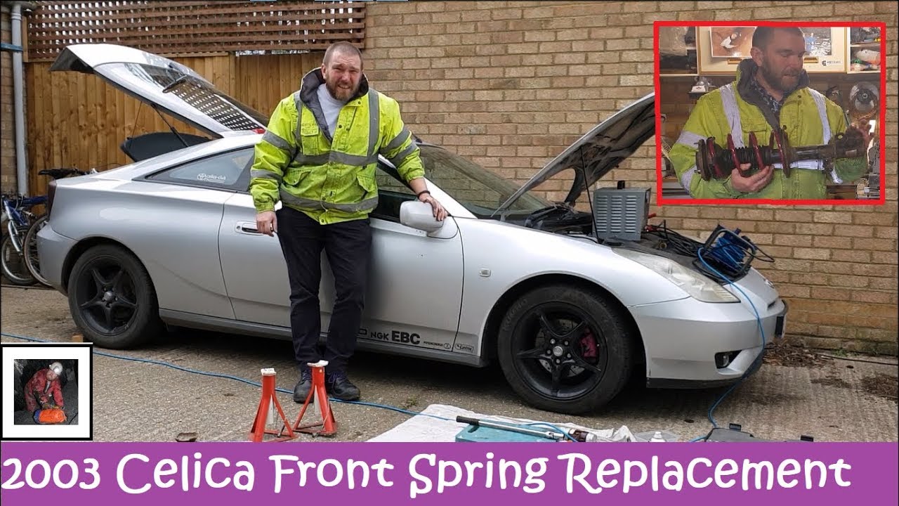 Replacing A Broken Front Spring On My Celica