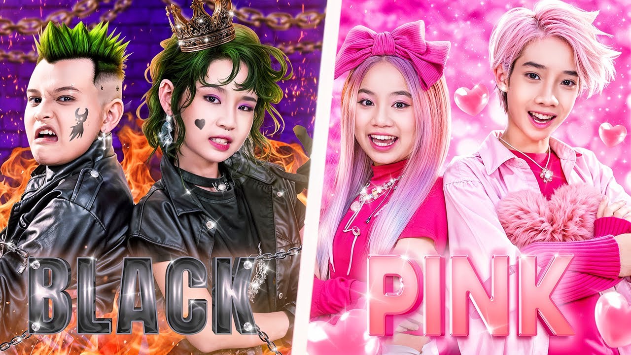 Black Or Pink Couple? We Will Be The Best Couple At Dance Challenge!
