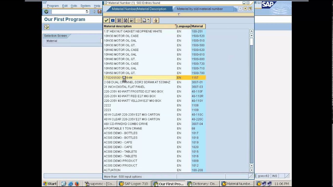 Creating our first report program in SAP - Day 4