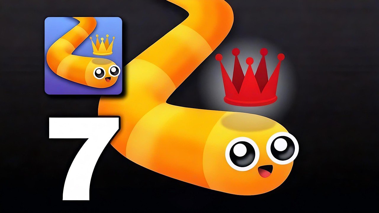  Snake.io 🐍Big Black Snake Eating all snakes - Gameplay Part 7