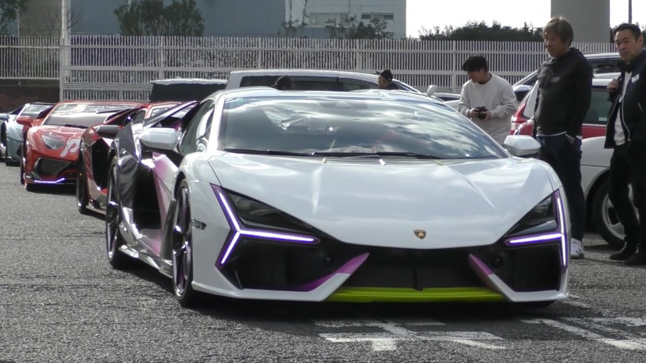 【新型レヴェルト！】大黒PA　スーパーカーのエンジンサウンド・加速サウンド