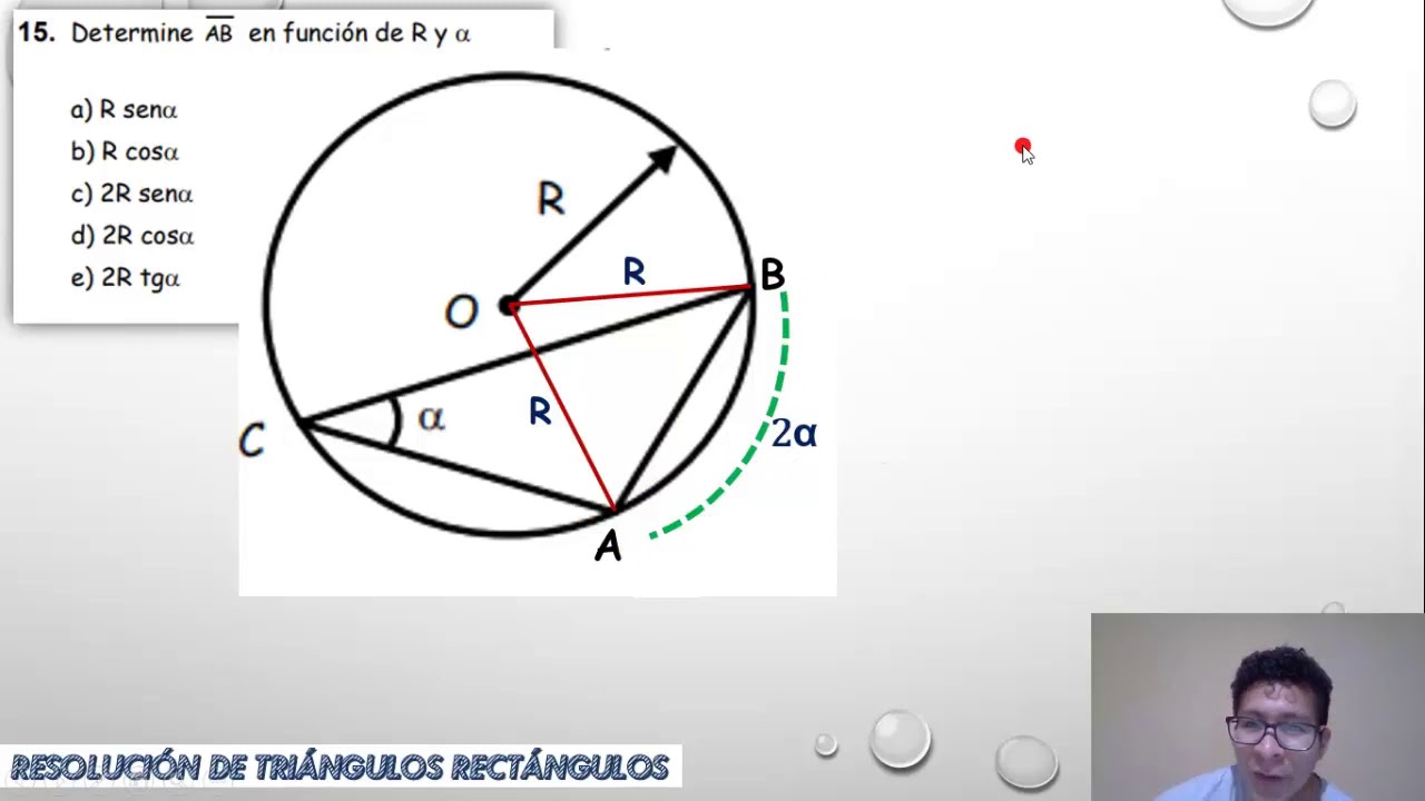 Resolución de triángulos rectángulos parte 2