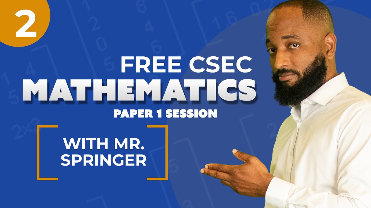 P1 Maths 2025 Multiple Choice Revision with K. Springer - FINISH STRONG!