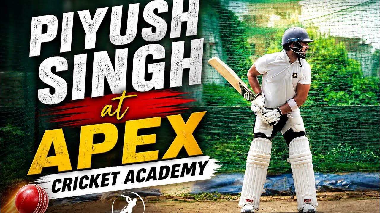 Piyush Singh : Net Session, Apex Cricket Academy & Video Analysis.  