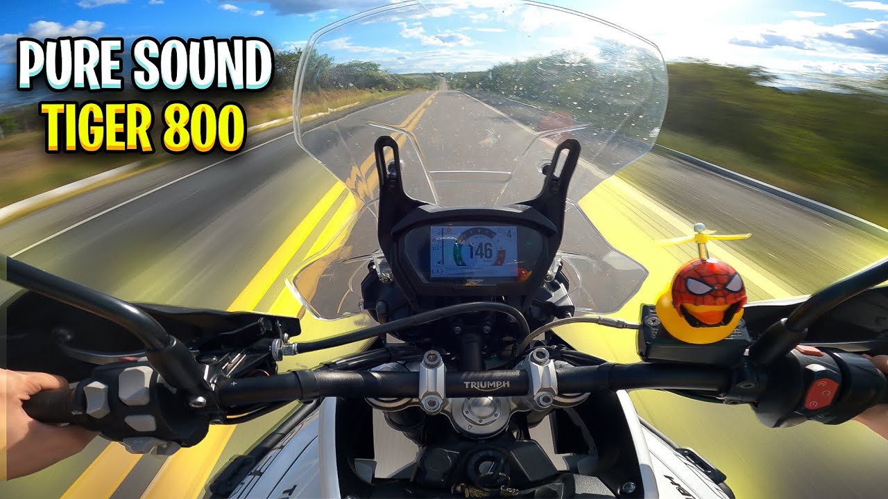 TIGER 800 PURE SOUND POV FAST RIDE