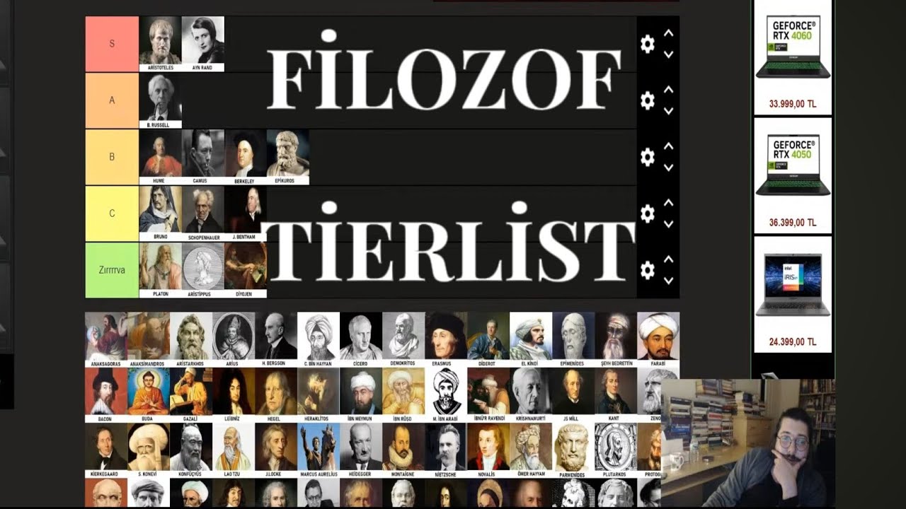 Filozoflar Tier List | Cemre Demirel