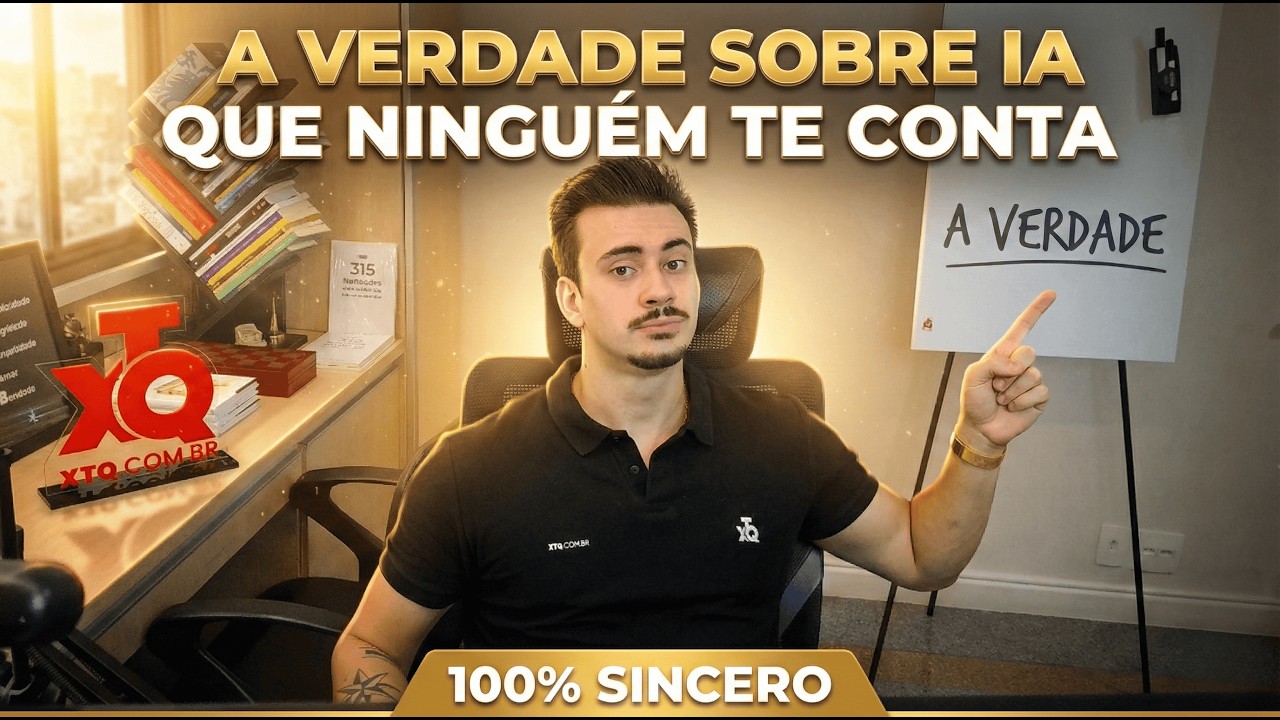A VERDADE sobre IA que NÃO querem te contar! (vídeo 100% sincero)