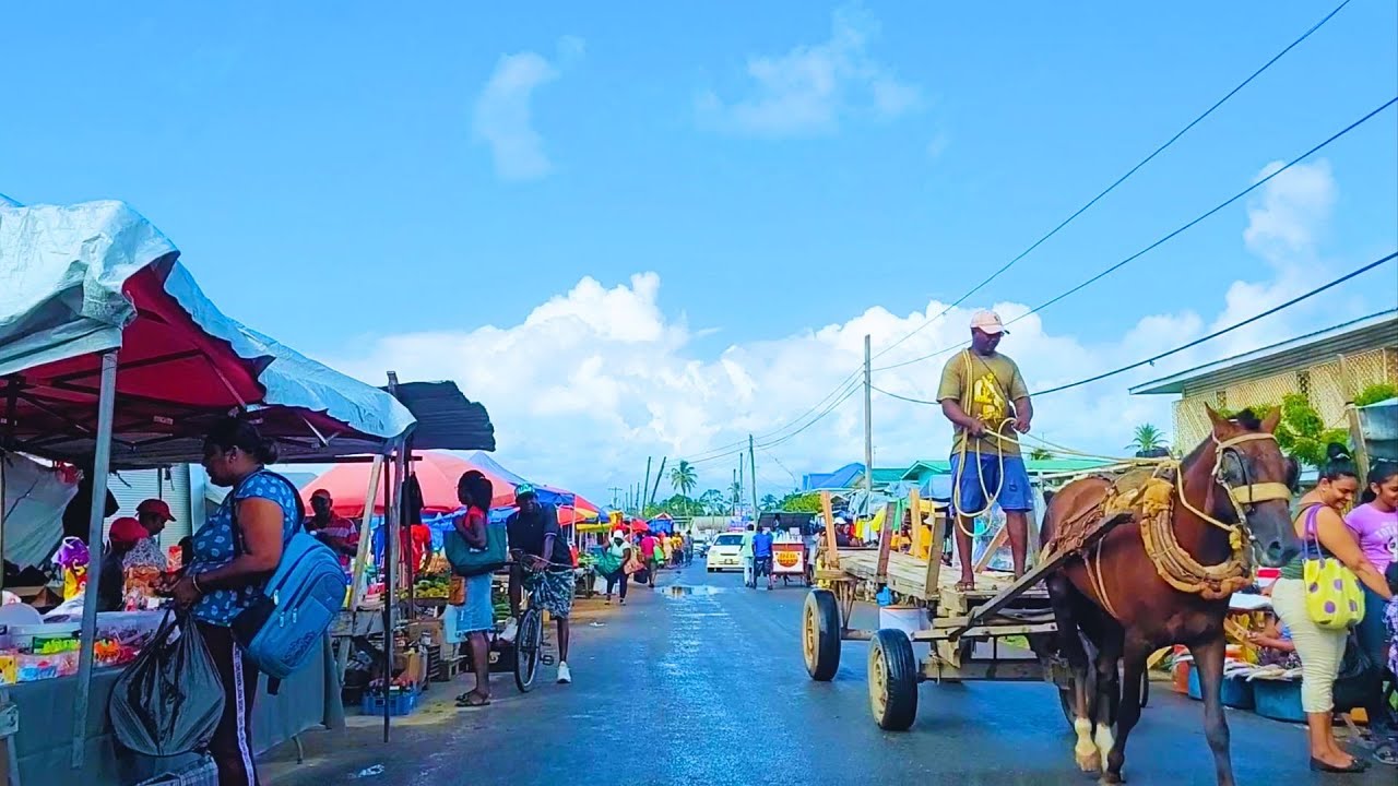 Mahaica Saturday Street Market Along The Mahaica River 🇬🇾 GUYANA 2023