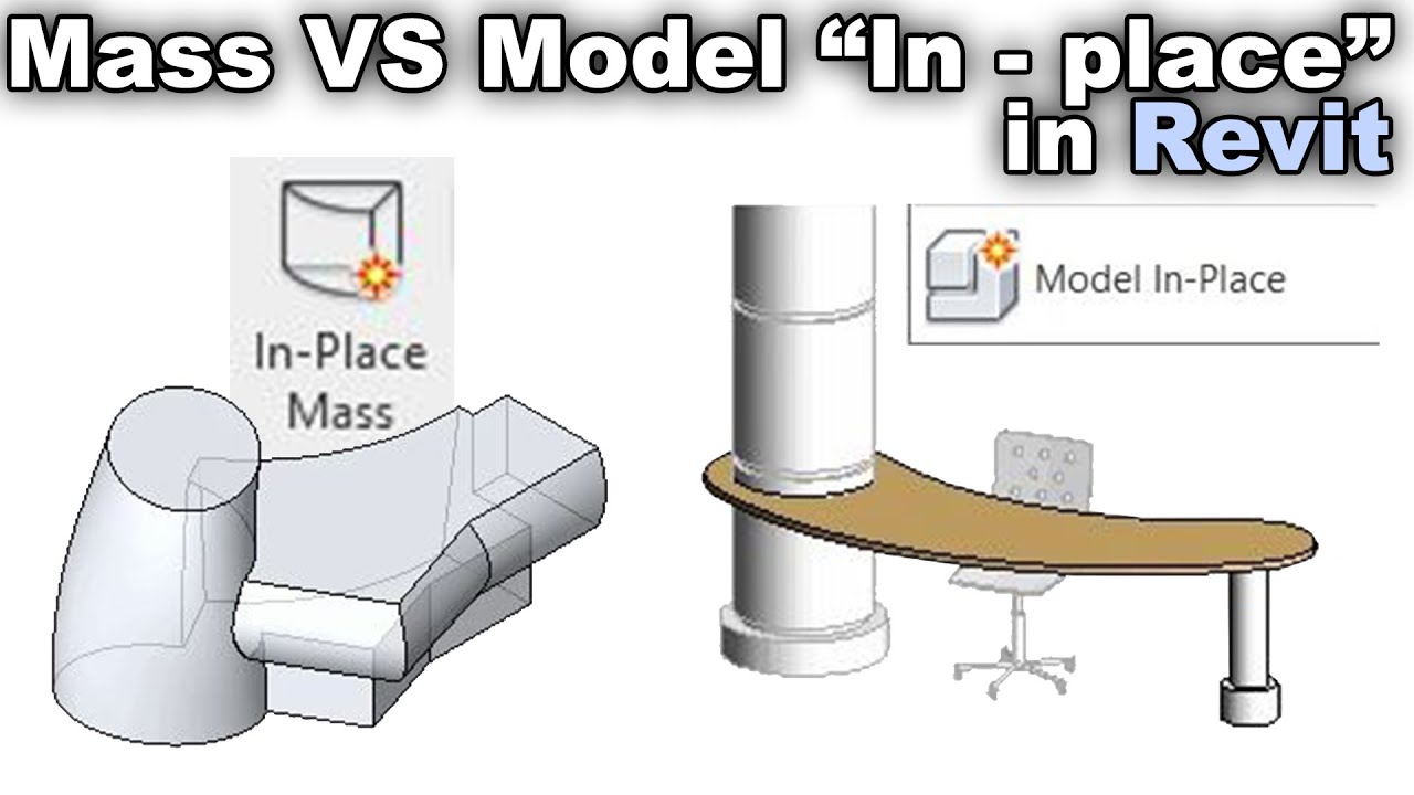 Model In-place VS Massing In-place in Revit Tutorial - What is the difference