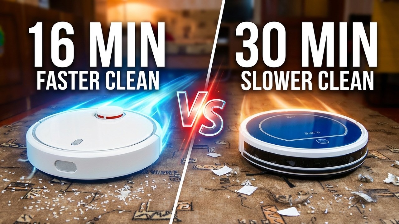 Уборка Xiaomi Mi Robot Vacuum против Chuwi ILIFE V7 кто убирает лучше - тестовое сравнение