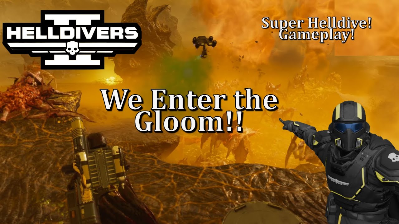 Helldivers 2 - Pure Carnage Against the NEW Gloom-Mutated Bugs! Super Helldive Difficulty!