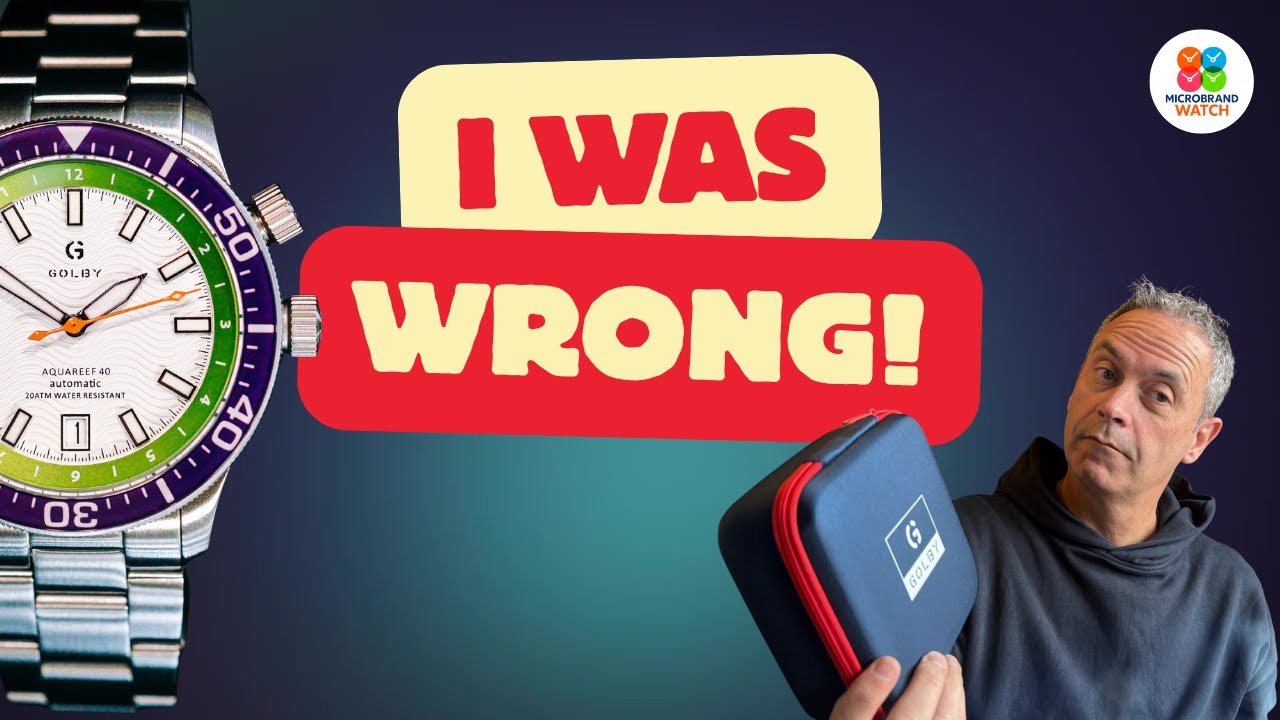 I MISJUDGED This New Microbrand Watch | Golby Aquareef 40 Review