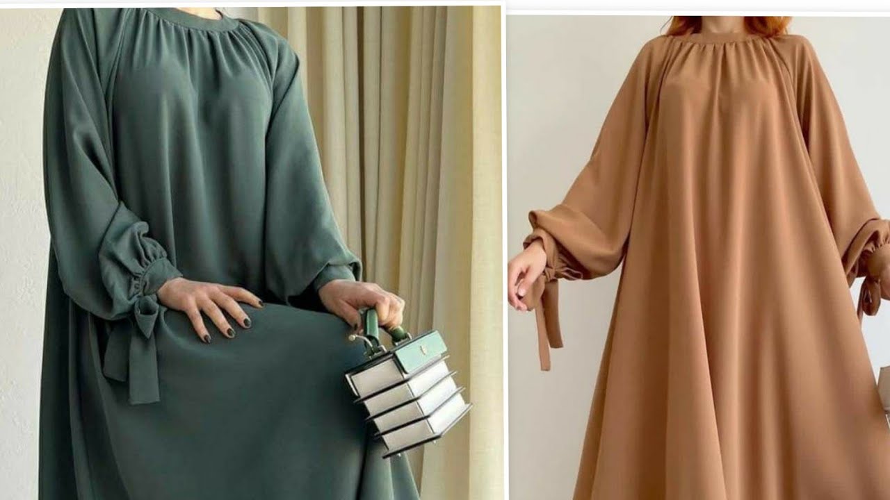 تفصيل عبايه فرى سايز_كلوش من الكتف_ بكشكشه على الرقبه _وكم واسع باسوره فيونكه