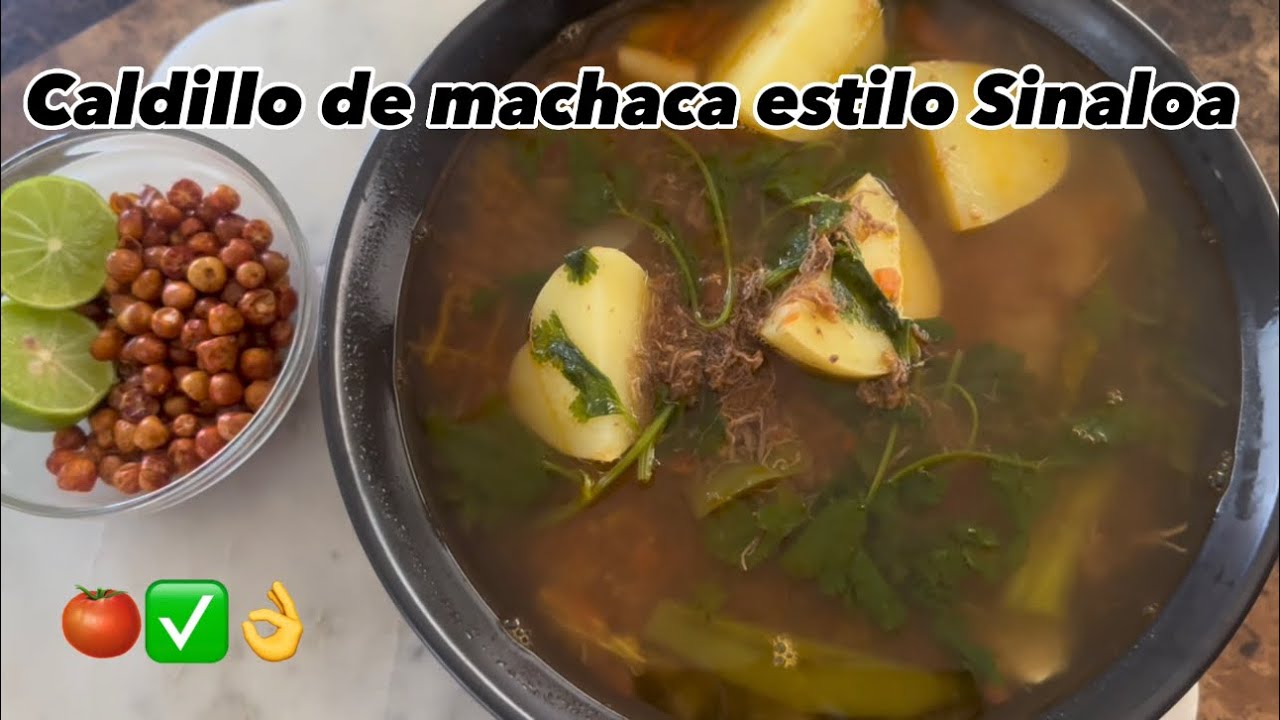 C&aacute;ldillo de machaca estilo Sinaloa🍅✅👌