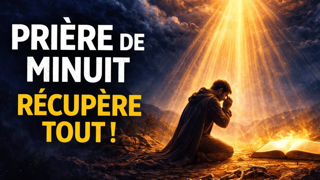 🔥 PRIÈRE DE MINUIT POUR RÉCUPÉRER TOUT CE QUE L’ENNEMI A VOLÉ | RESTAURATION DIVINE PUISSANTE
