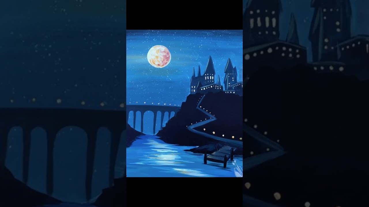 HARRY POTTER-inspired themed painting events at Painting with a Twist Queens Studio! 🎨💚