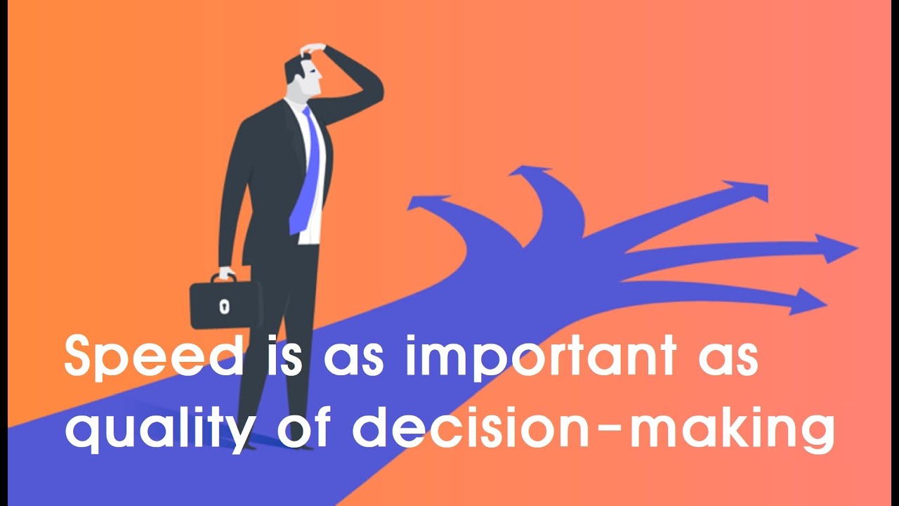 Short Story: Speed is as important as quality of decision-making (Bain & Company)
