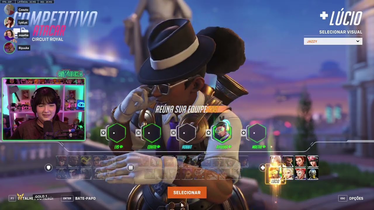 Riyuuka jogando Overwatch 2 (GAROTAS MÁGICAS) FT. Maethe & Couto #78